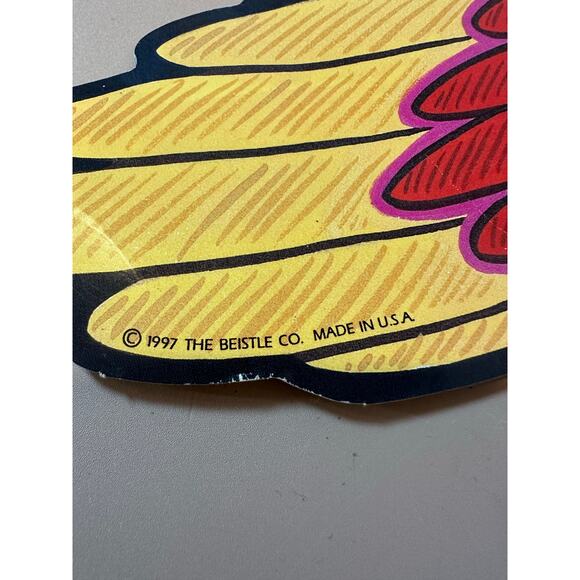 3 Vintage Thanksgiving Die Cut Turkeys Decoration Window Cutouts 1997 Beistle Co - Picture 13 of 16